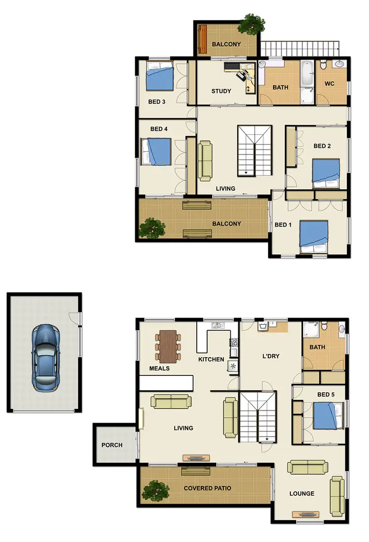 Floorplan of Homely house listing, 321 Waterford Road, Ellen Grove QLD 4078