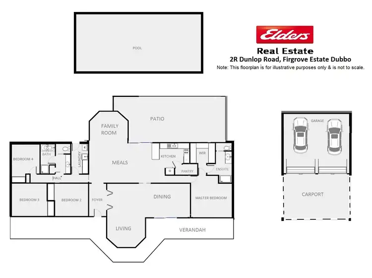 Floorplan of Homely house listing, 2R Dunlop Road, Dubbo NSW 2830