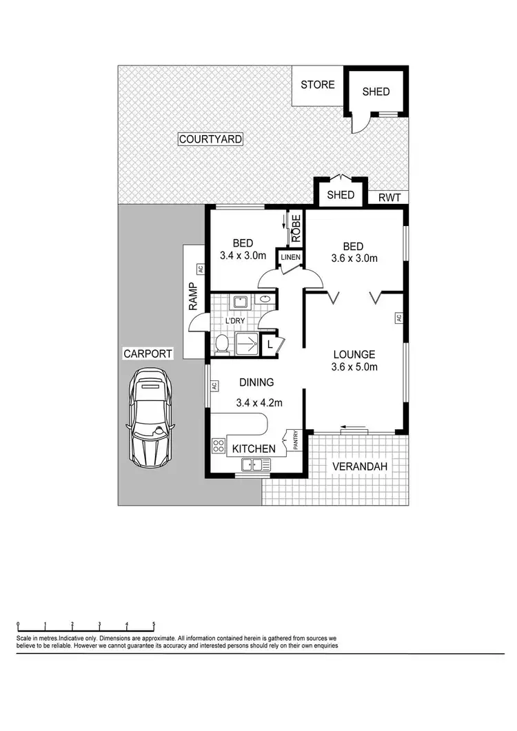 Floorplan of Homely house listing, 114/ 36 Hillier Road, Hillier SA 5116