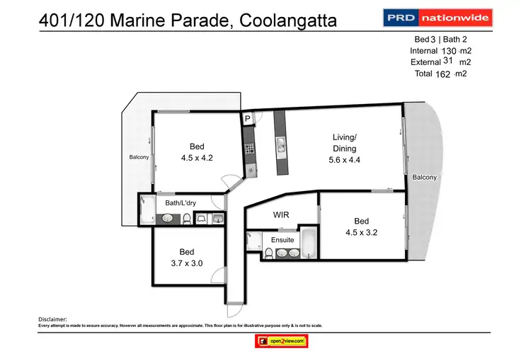 Floorplan of Homely apartment listing, 401/120 Marine Parade, Coolangatta QLD 4225