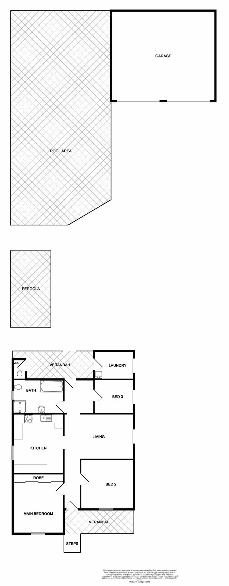 Floorplan of Homely house listing, 6 Francis St, Cessnock NSW 2325