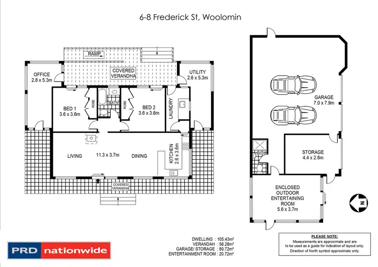 Floorplan of Homely house listing, 6-8 Frederick Street, Woolomin NSW 2340