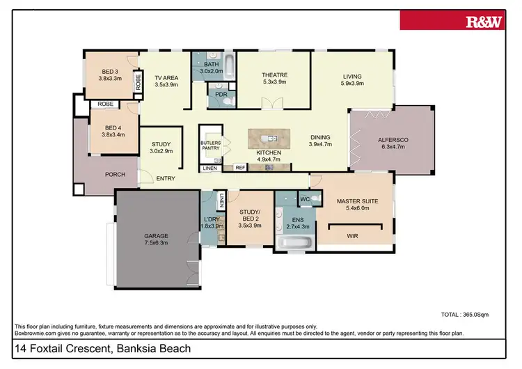 Floorplan of Homely house listing, 14 Foxtail Crescent, Banksia Beach QLD 4507