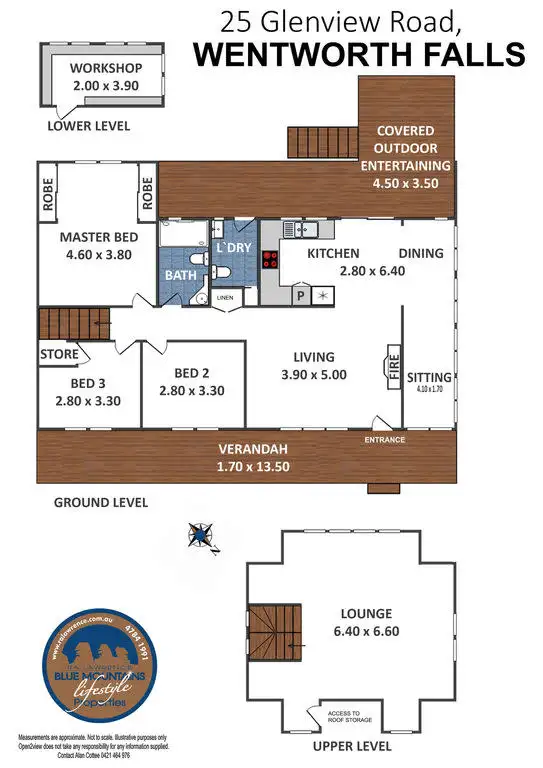 Floorplan of Homely house listing, 25 Glenview Road, Wentworth Falls NSW 2782