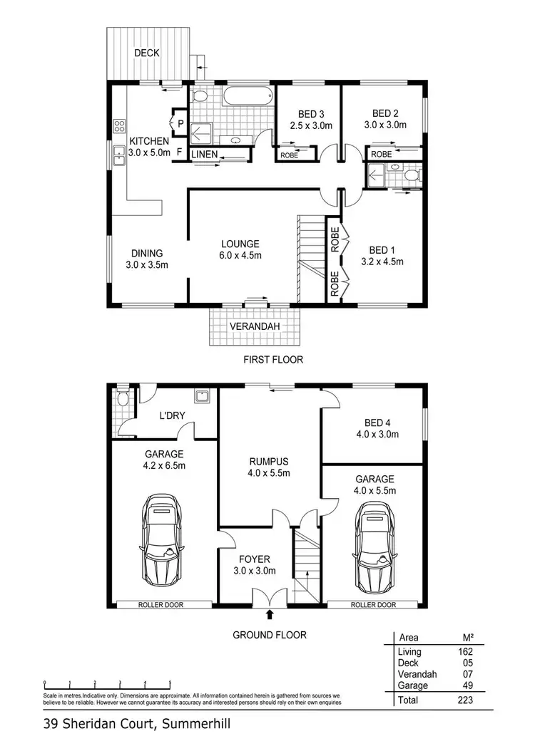 Floorplan of Homely house listing, 39 Sheridan Court, Summerhill TAS 7250