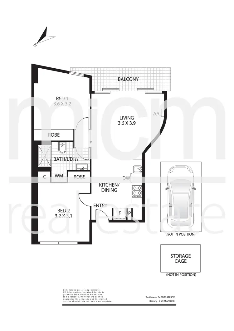 Floorplan of Homely apartment listing, 309/135 Roden Street, West Melbourne VIC 3003