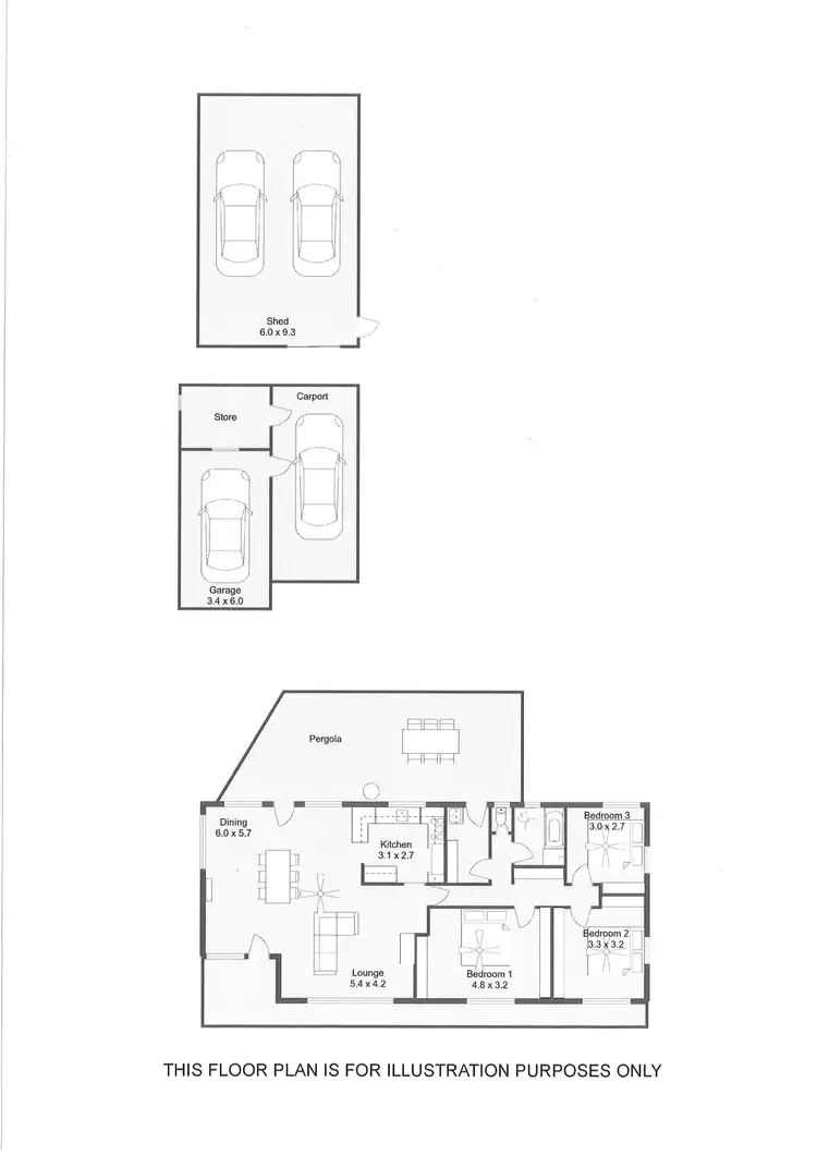 Floorplan of Homely house listing, 5 FIRST AVENUE, Naracoorte SA 5271