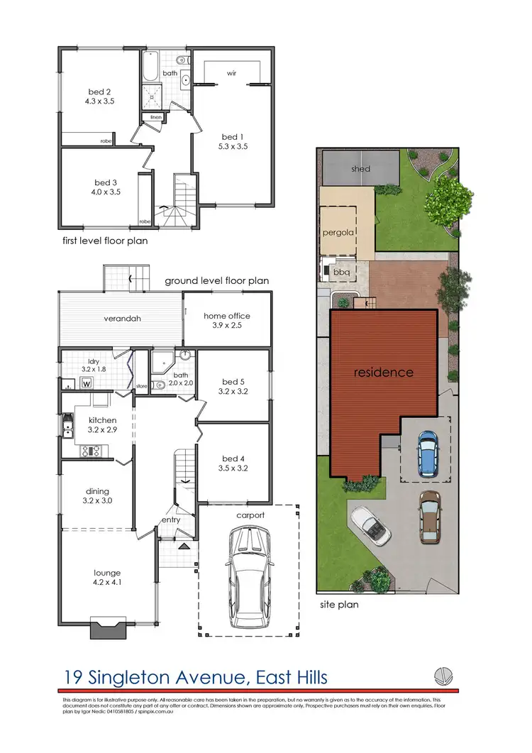Floorplan of Homely house listing, 19 Singleton Avenue, East Hills NSW 2213
