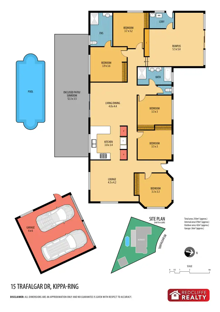 Floorplan of Homely house listing, 15 Trafalgar Drive, Kippa-ring QLD 4021