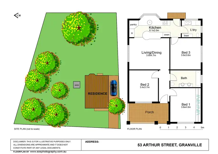 Floorplan of Homely house listing, 53 Arthur Street, Granville NSW 2142