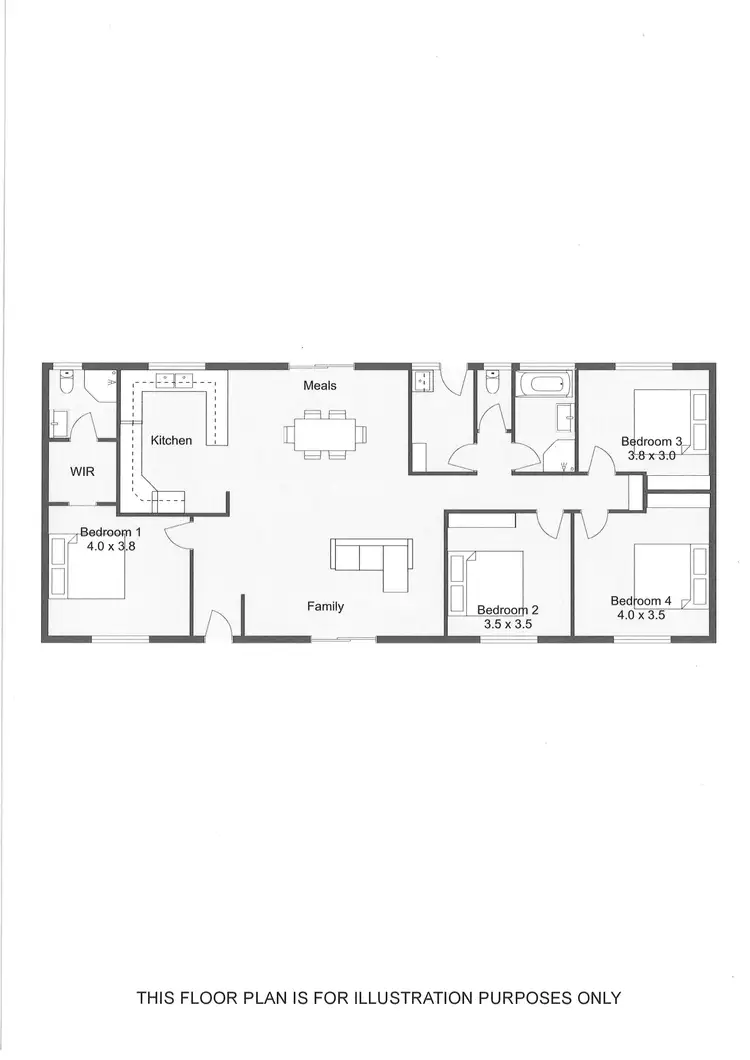 Floorplan of Homely house listing, 244 CEDAR AVENUE, Naracoorte SA 5271