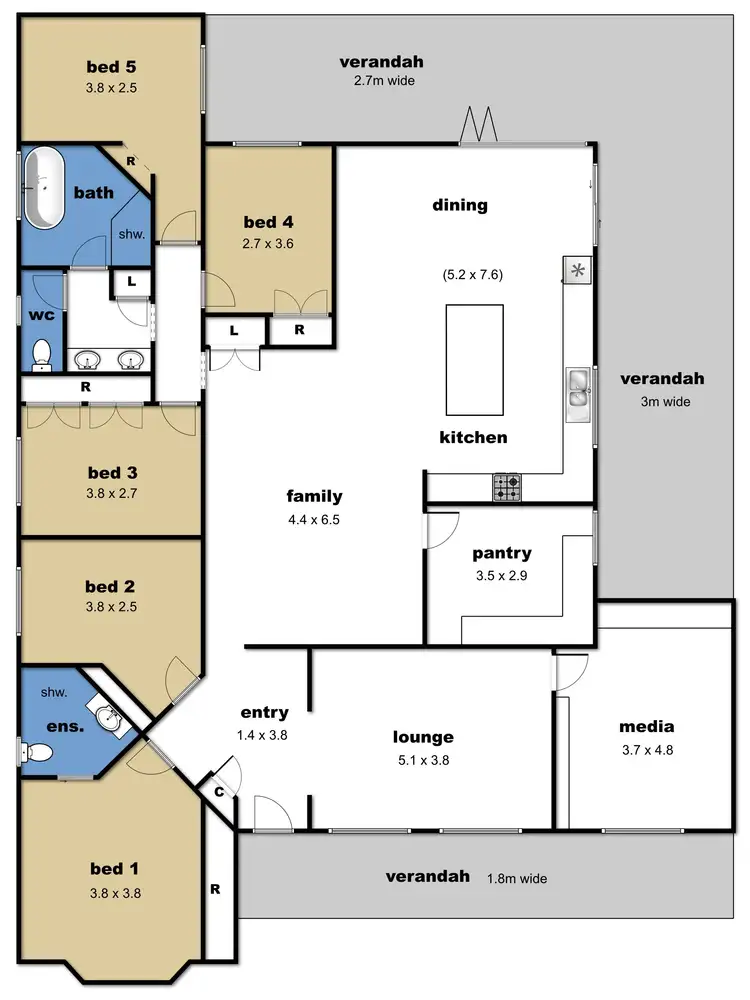 Floorplan of Homely house listing, 6A The Falls Road, Yerrinbool NSW 2575