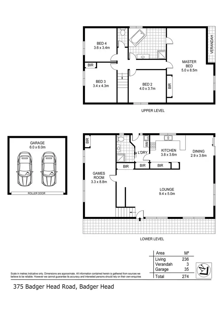 Floorplan of Homely house listing, 375 Badger Head Rd, Badger Head TAS 7270