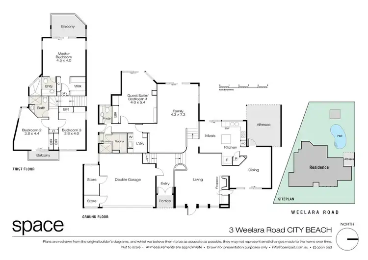Floorplan of Homely house listing, 3 Weelara Road, City Beach WA 6015