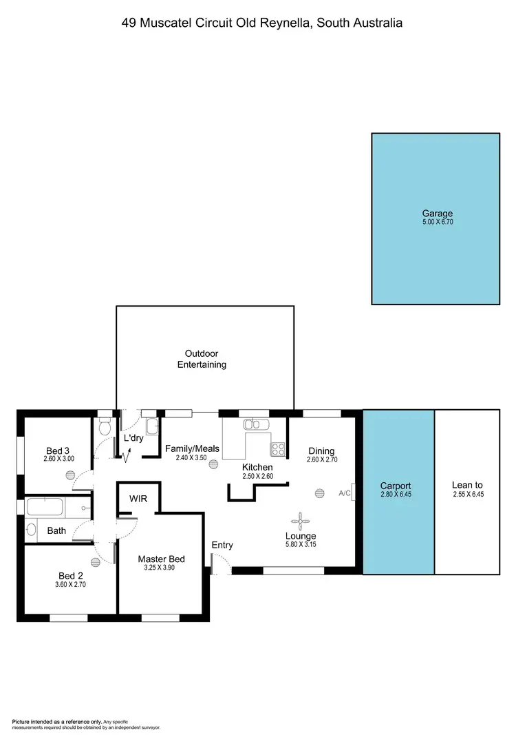 Floorplan of Homely house listing, 49 Muscatel Circuit, Old Reynella SA 5161