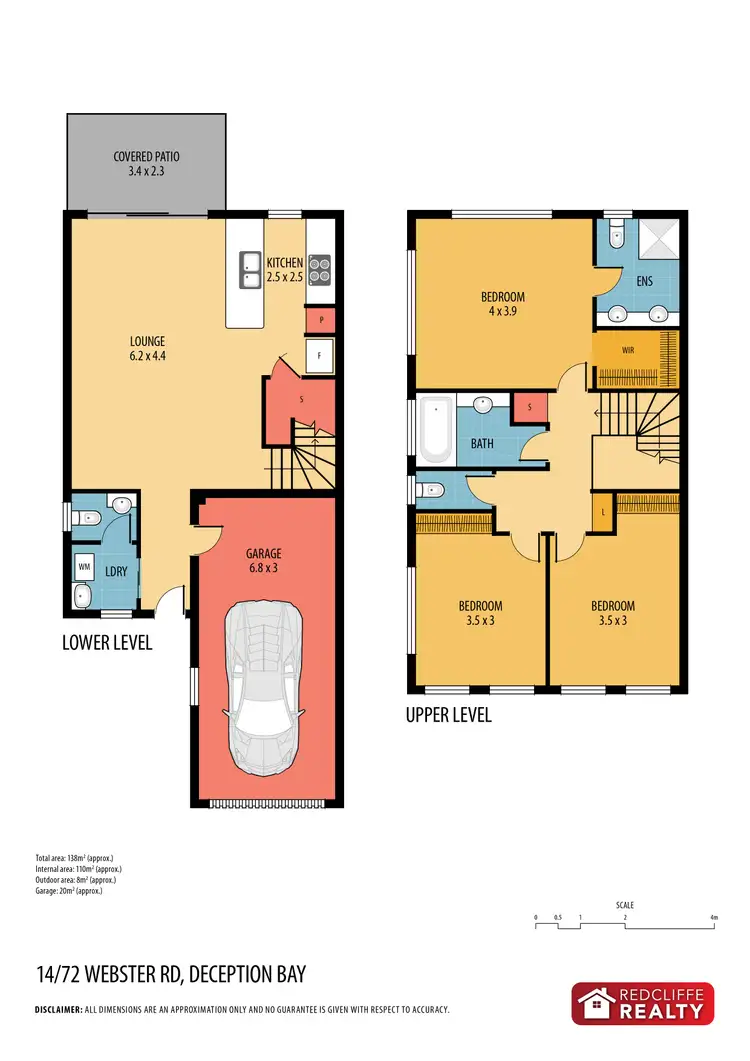 Floorplan of Homely townhouse listing, 14/72 Webster Road, Deception Bay QLD 4508