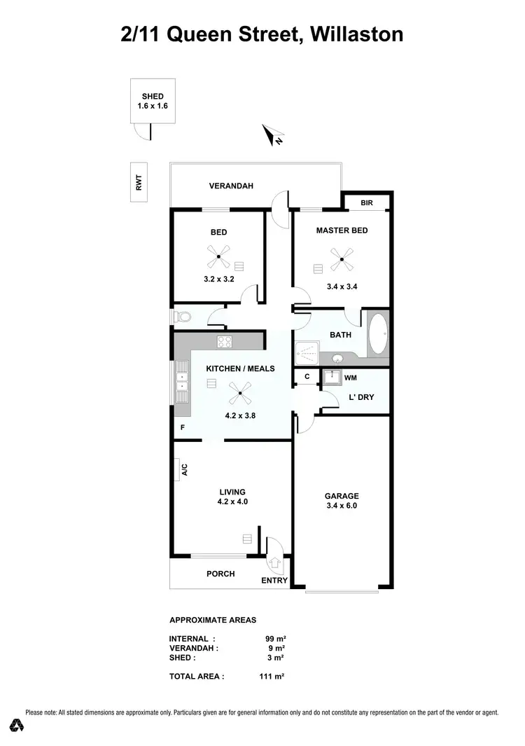 Floorplan of Homely house listing, 2/11 Queen Street, Willaston SA 5118