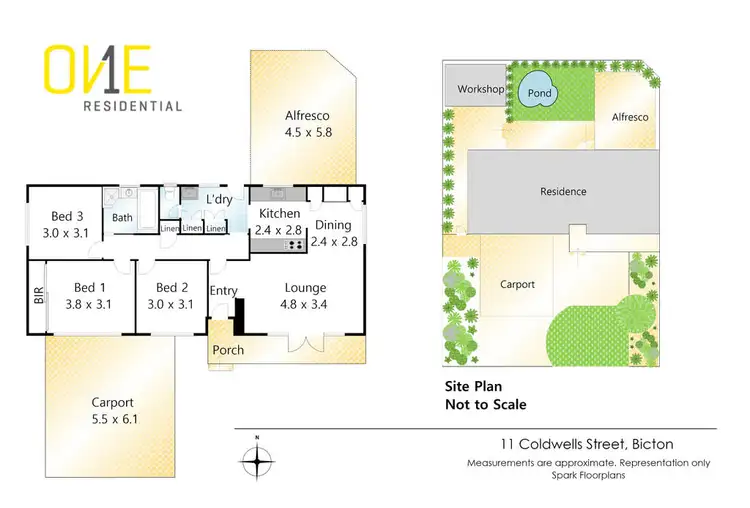 Floorplan of Homely house listing, 11 Coldwells Street, Bicton WA 6157
