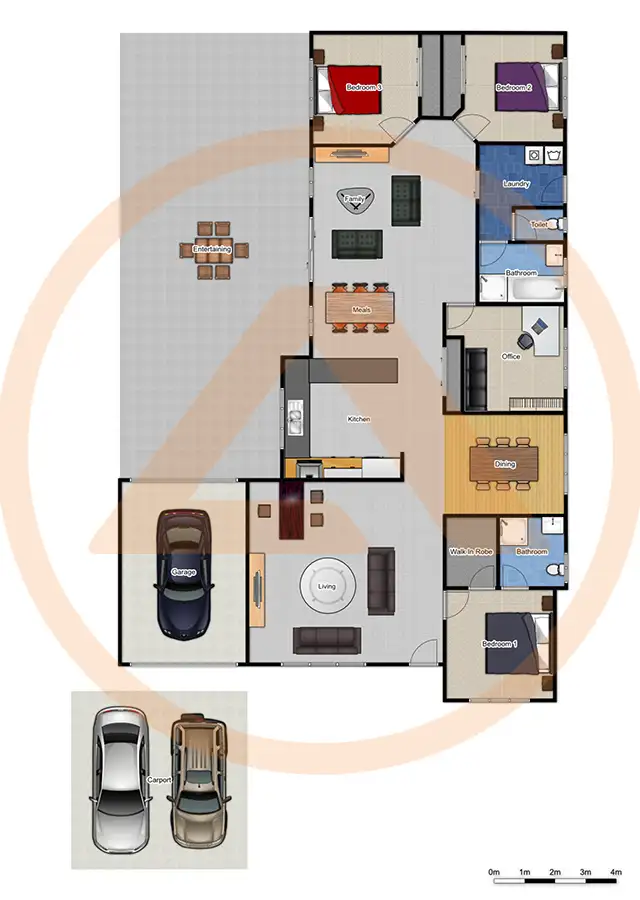 Floorplan of Homely house listing, 53 SAINT JAMES CIRCUIT, Heritage Park QLD 4118