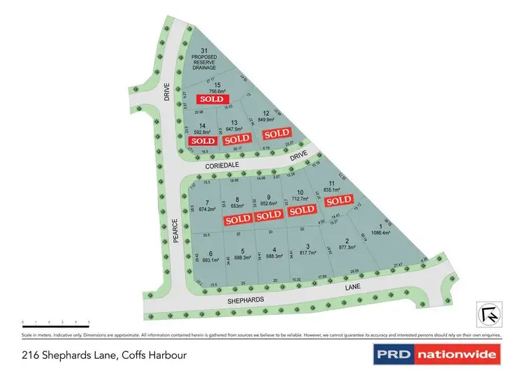 Floorplan of Homely land listing, 216 Shephards Lane, Lot 7, Coffs Harbour NSW 2450