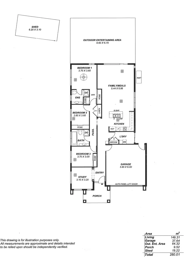 Floorplan of Homely house listing, 12 James Court, Murray Bridge SA 5253