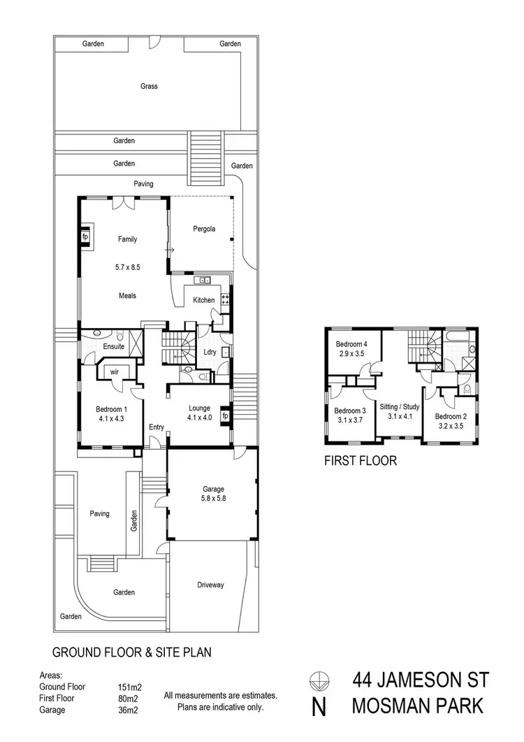 Floorplan of Homely house listing, 44 Jameson Street, Mosman Park WA 6012