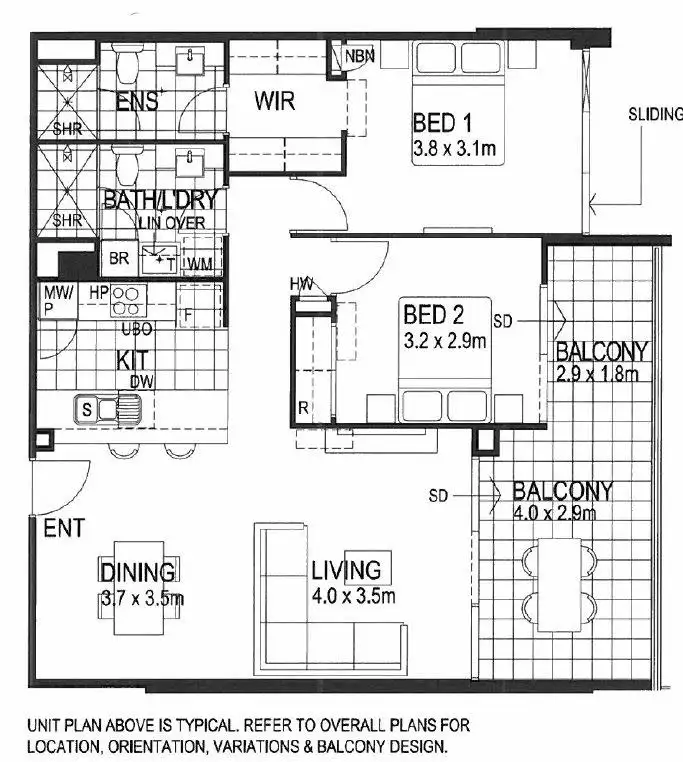 Floorplan of Homely apartment listing, 81/269 James Street, Northbridge WA 6003