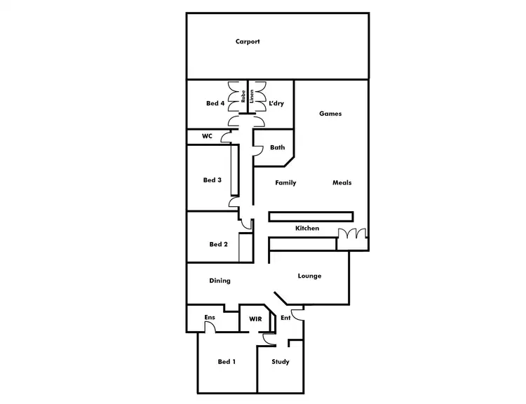 Floorplan of Homely house listing, 140 Britannia Avenue, Beeliar WA 6164