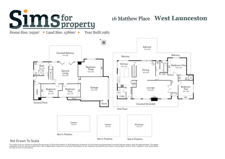 Floorplan of Homely house listing, 16 Matthew Place, West Launceston TAS 7250