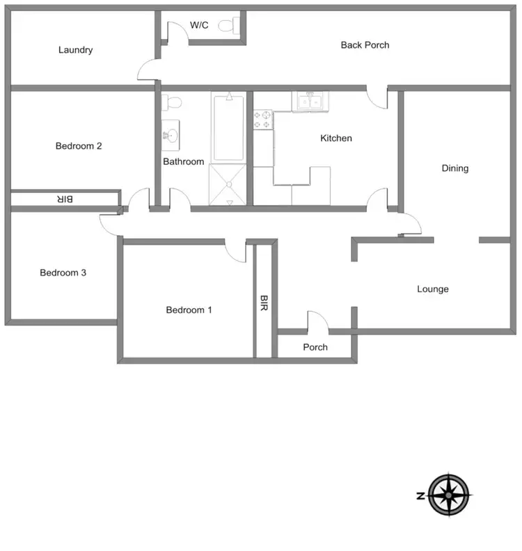 Floorplan of Homely house listing, 40 McLeod Street, Bordertown SA 5268