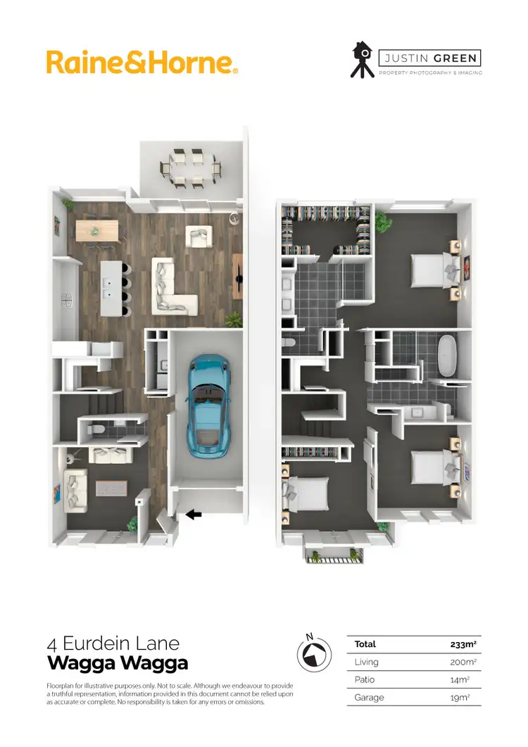 Floorplan of Homely house listing, 4 Eurdein Lane, Wagga Wagga NSW 2650