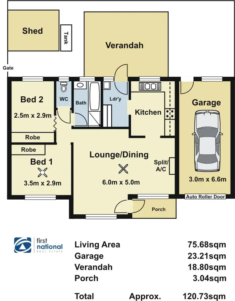 Floorplan of Homely house listing, Unit 1/8 Brown Street, Willaston SA 5118
