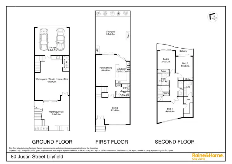 Floorplan of Homely house listing, 80 Justin Street, Lilyfield NSW 2040