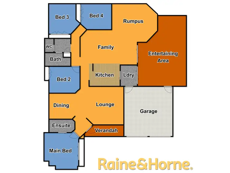 Floorplan of Homely house listing, 14 Lachlan Way, Dubbo NSW 2830