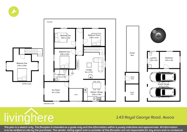 Floorplan of Homely house listing, 143 Royal George Road, Avoca TAS 7213