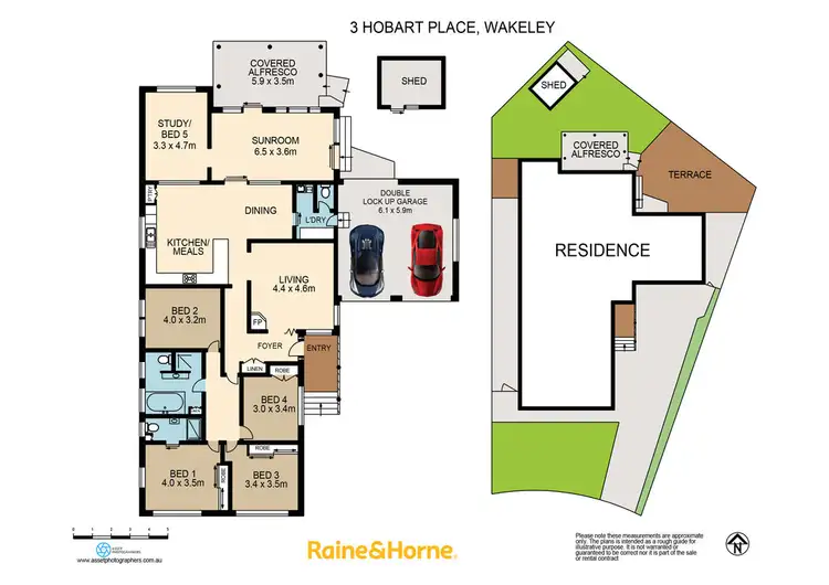 Floorplan of Homely house listing, 3 HOBART PLACE, Wakeley NSW 2176