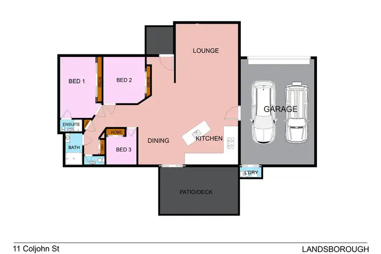 Floorplan of Homely house listing, 11 Coljohn Street, Landsborough QLD 4550