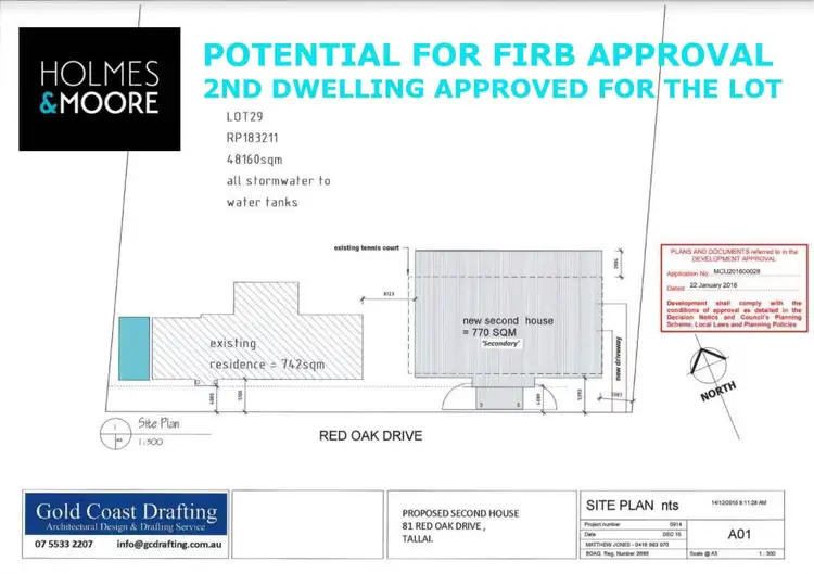 Floorplan of Homely house listing, 81-87 Red Oak Drive, Tallai QLD 4213