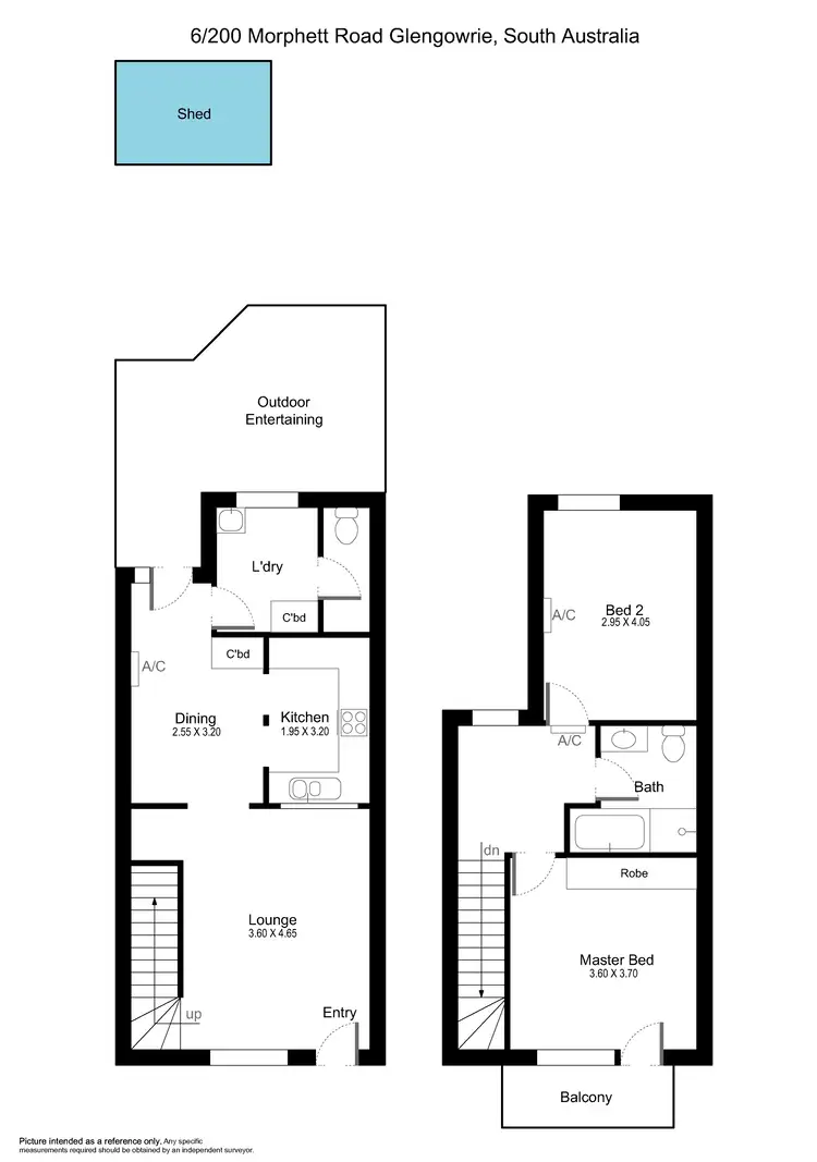 Floorplan of Homely townhouse listing, 6/200 Morphett Road, Glengowrie SA 5044