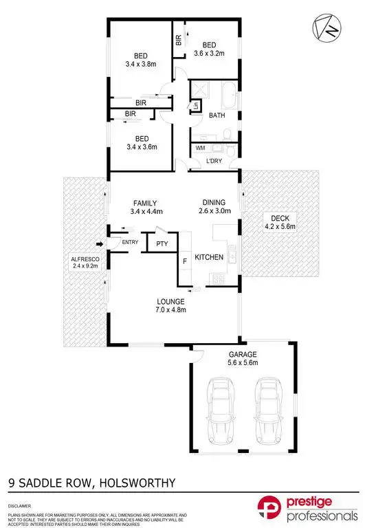 Floorplan of Homely house listing, 9 Saddle Row, Holsworthy NSW 2173