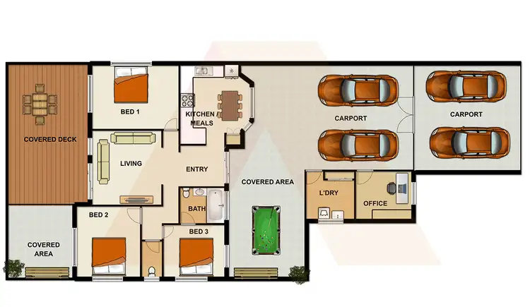 Floorplan of Homely house listing, 64 TEAK STREET, Cedar Vale QLD 4285