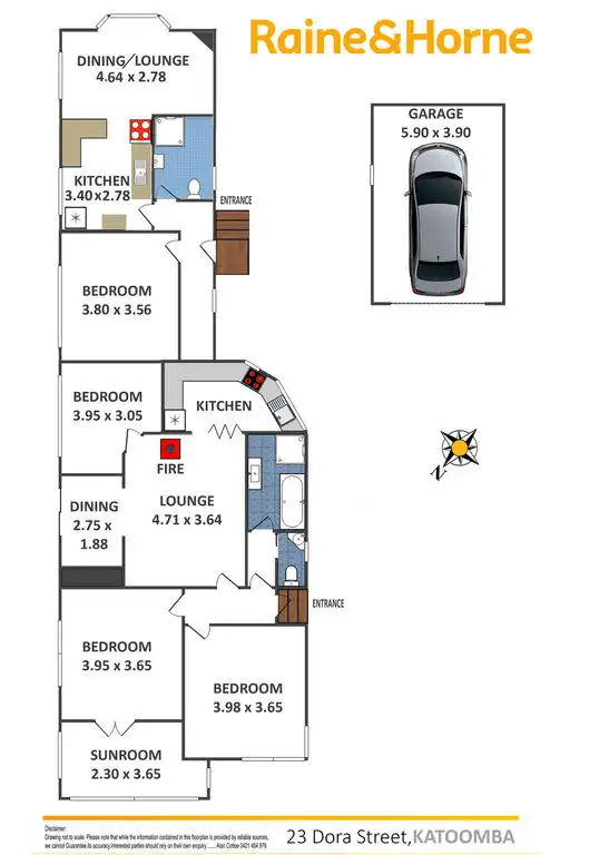Floorplan of Homely house listing, 23 Dora Street, Katoomba NSW 2780