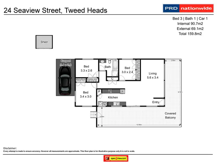Floorplan of Homely house listing, 24 Seaview Street, Tweed Heads South NSW 2486
