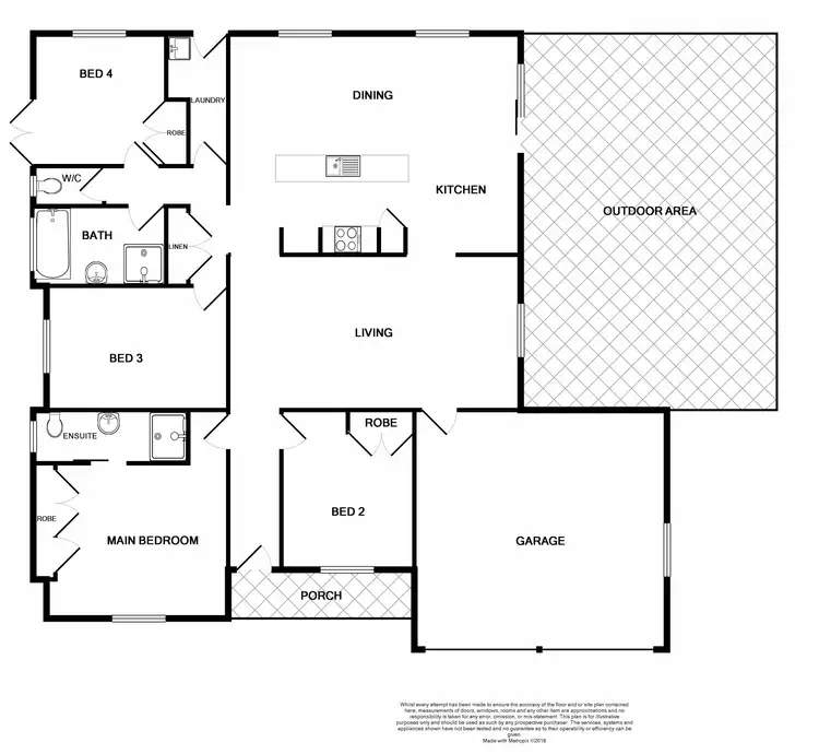 Floorplan of Homely house listing, 7 Joseph Close, Rutherford NSW 2320