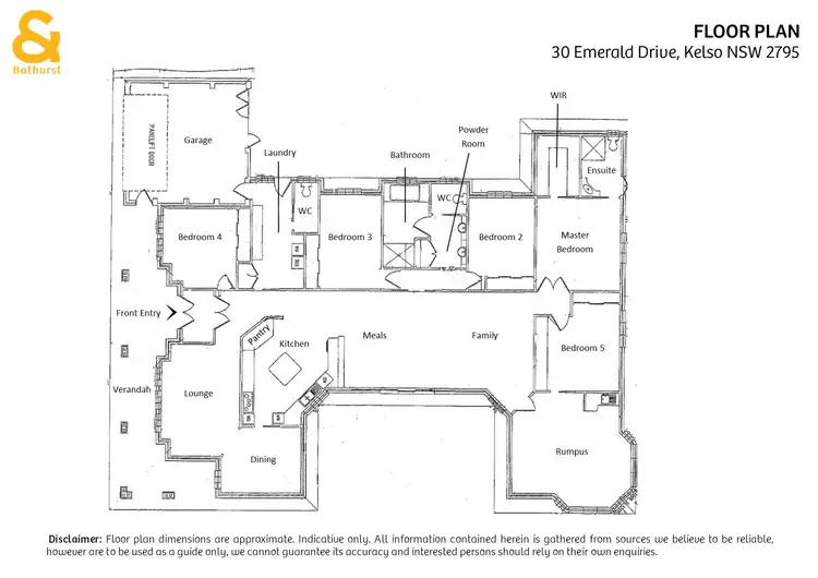 Floorplan of Homely house listing, 30 Emerald Drive, Kelso NSW 2795