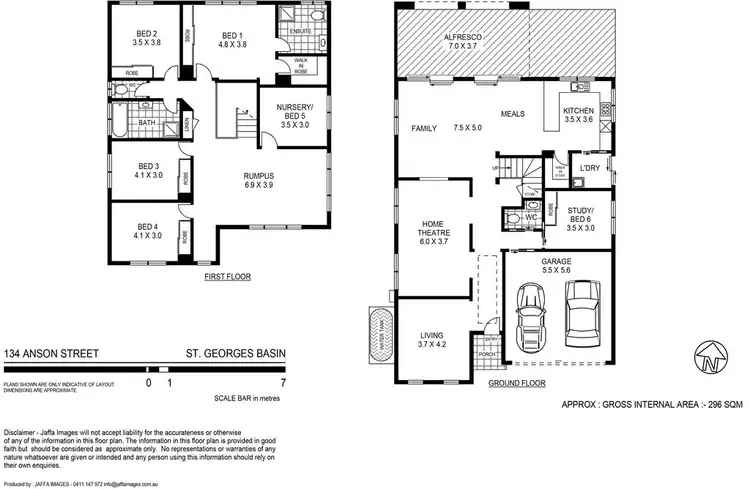 Floorplan of Homely house listing, 134 Anson Street, St Georges Basin NSW 2540