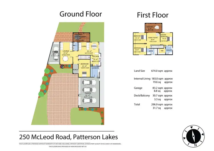 Floorplan of Homely house listing, 250 McLeod Road, Patterson Lakes VIC 3197