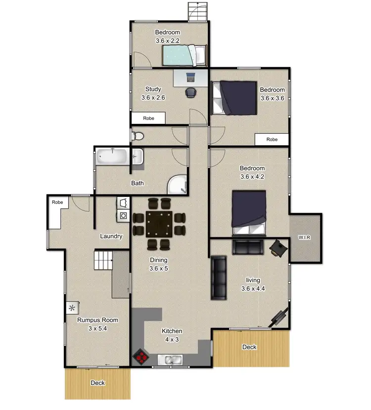 Floorplan of Homely house listing, 36 Harvey Street, Strahan TAS 7468