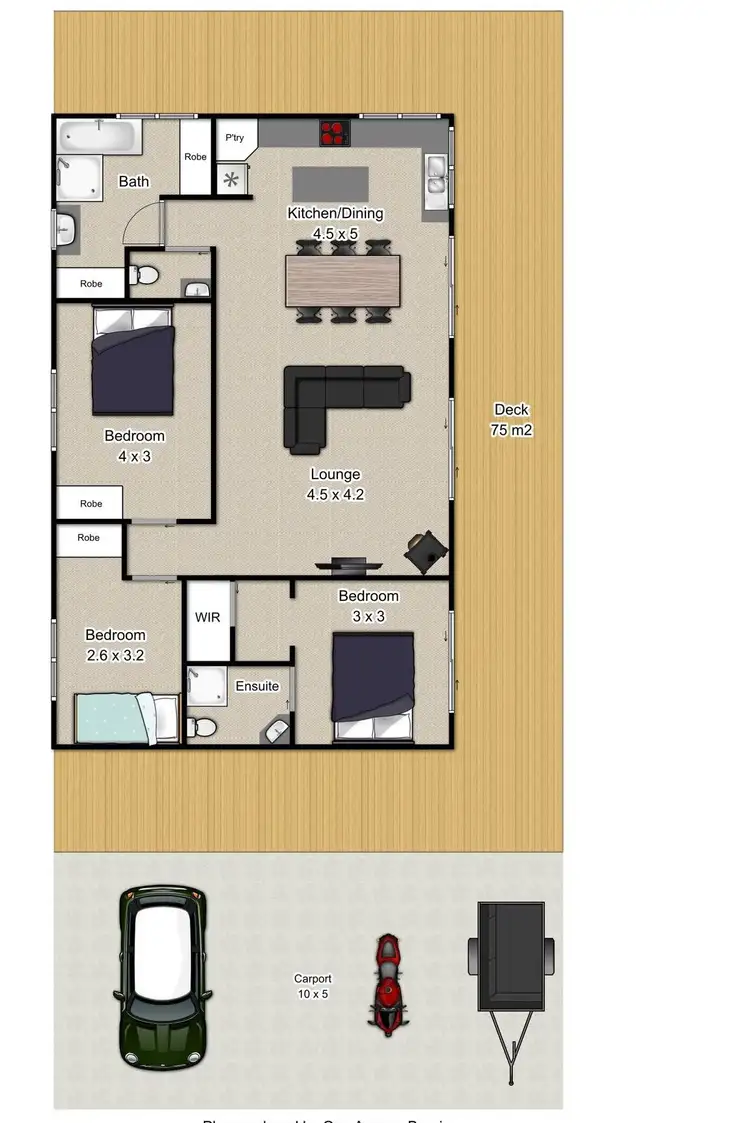 Floorplan of Homely house listing, 25 Lettes Bay Road, Strahan TAS 7468