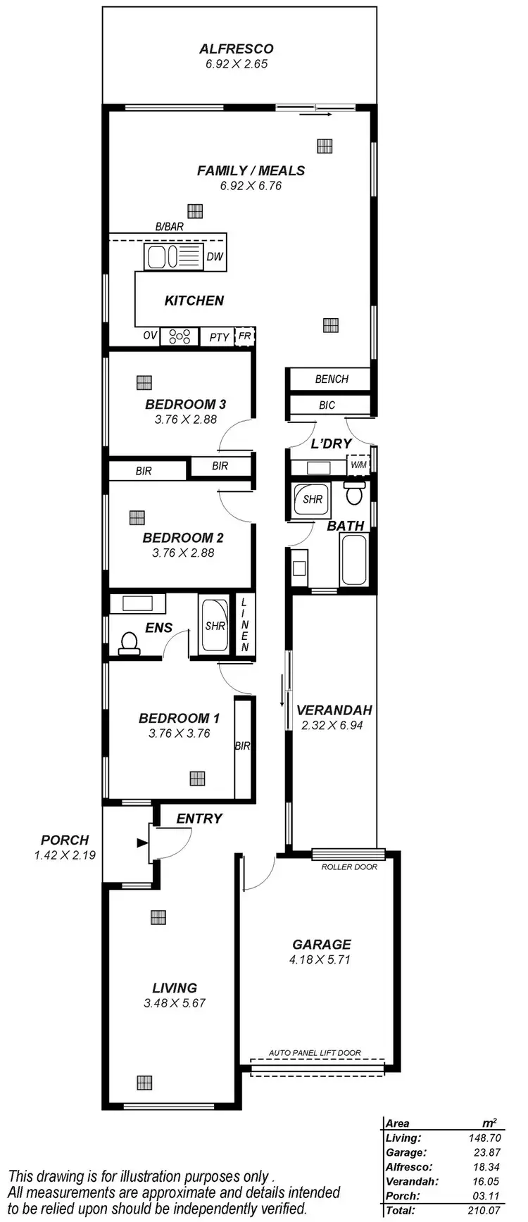 Floorplan of Homely house listing, 5 Winser Avenue, Seaton SA 5023